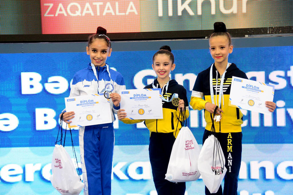 Baku hosts awarding ceremony for winners of Rhythmic Gymnastics Interregional Cup [PHOTO]