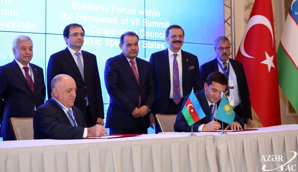 MoUs signed within 7th Summit of the Turkic Council in Baku