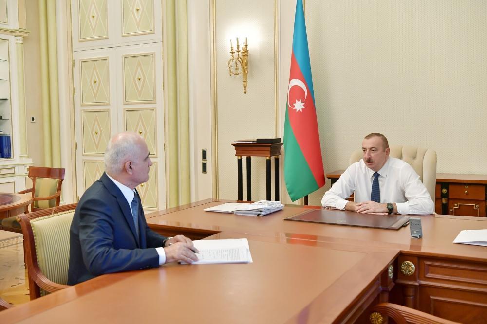 President Aliyev receives Shahin Mustafayev in connection with his appointment to new post [UPDATE]