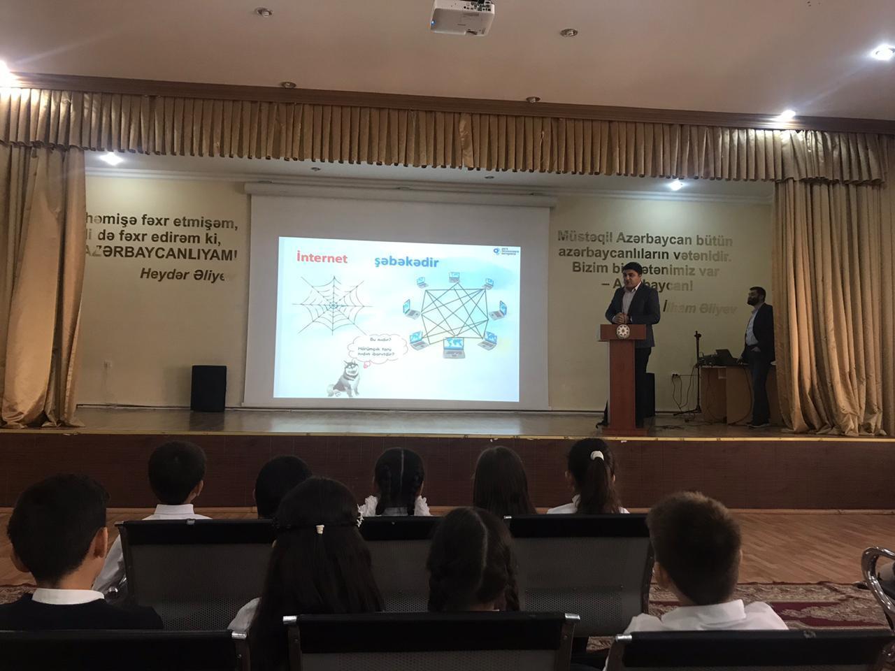 “Culture of safe behavior in cyberspace” discussed at Azerbaijani secondary schools [PHOTO]