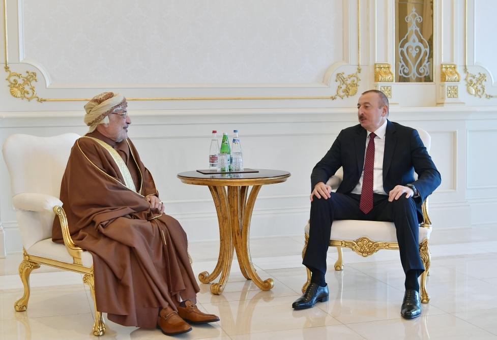 President Ilham Aliyev receives delegation led by President of Oman State Council [UPDATE]