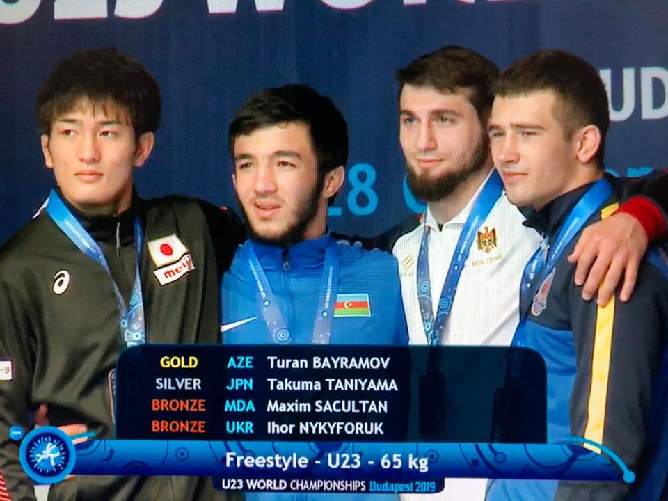Azerbaijani wrestler wins gold in U23 Senior World Championships