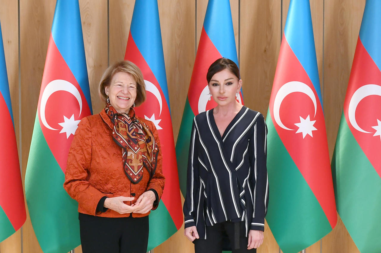 Azerbaijan's First VP Mehriban Aliyeva meets with UK PM's trade envoy to Azerbaijan [UPDATE]