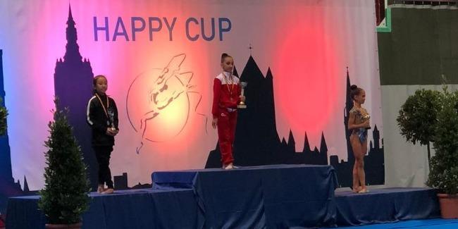 Azerbaijani gymnasts win two gold medals in Happy Cup 2019