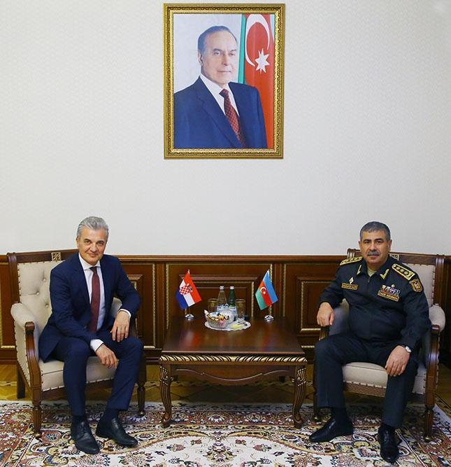 Azerbaijan, Croatia discuss expansion of military cooperation