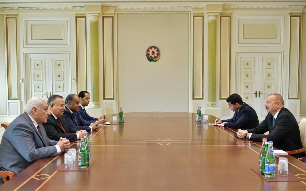 President Aliyev receives delegation from Egypt [UPDATE]