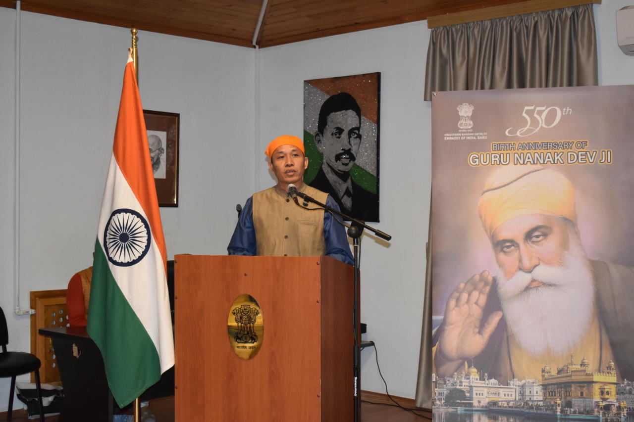 Embassy of India celebrates 550th Birth Anniversary of Guru Nanak Devji [PHOTO]