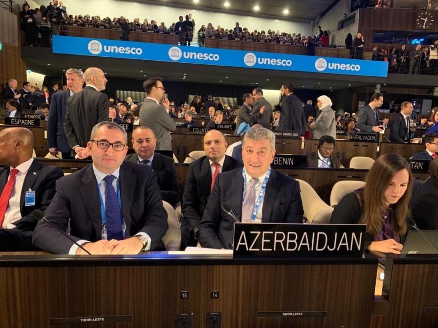 Azerbaijan elected vice-president of UNESCO General Conference 40th session
