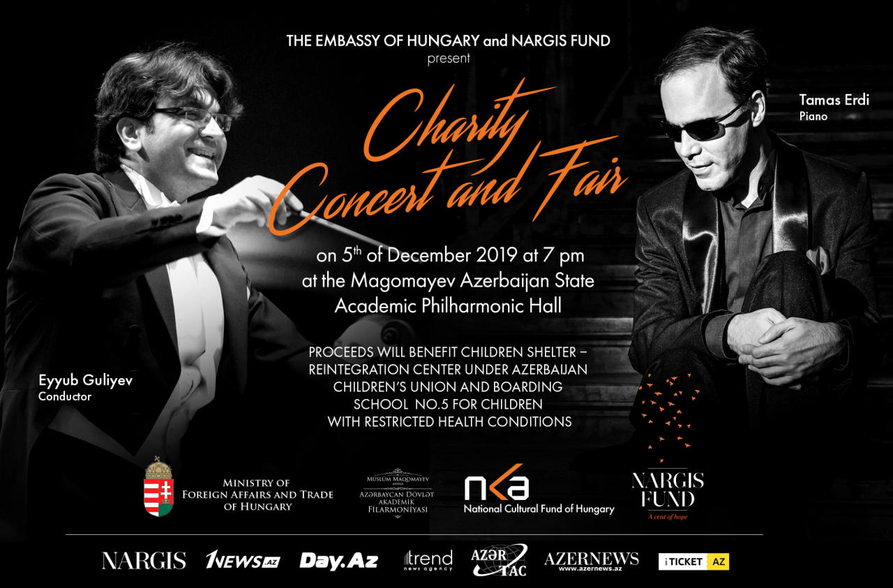 2nd charity concert to be organized by Embassy of Hungary in Azerbaijan, “Nargis” Fund