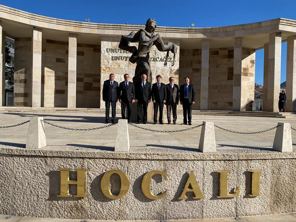 Chairman of Azerbaijani community of Nagorno-Karabakh region visits Khojaly monuments in Ankara [PHOTO]
