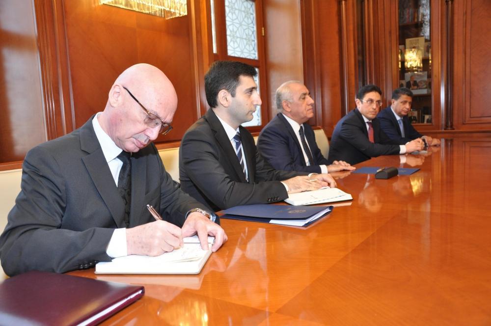 Azerbaijani Prime Minister meets with Minister of Foreign and European Affairs of Slovakia [PHOTO]
