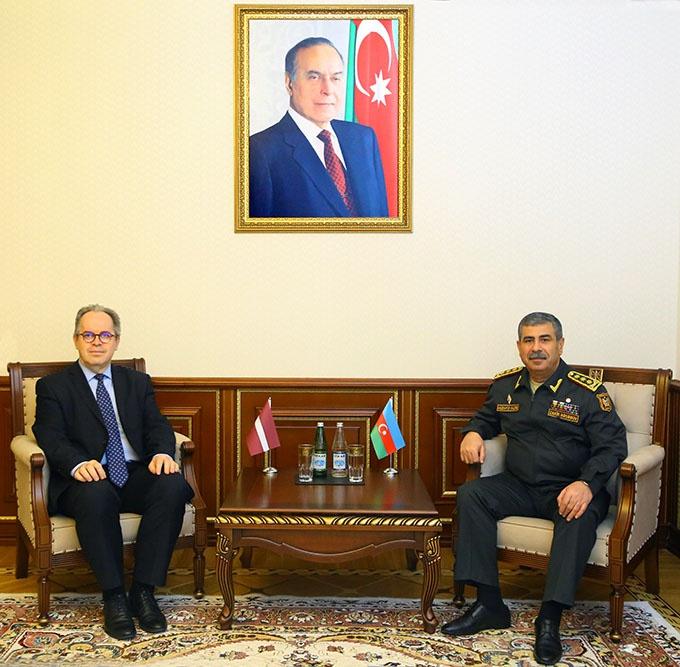Azerbaijan, Latvia mull military cooperation