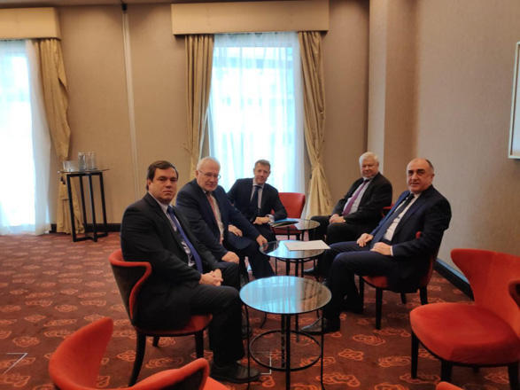 Meeting of Azerbaijani FM with OSCE MG co-chairs starts in Slovakia