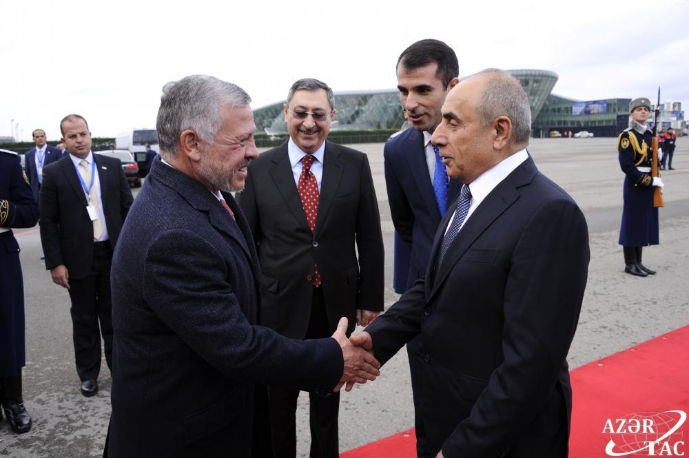 King Abdullah II of Jordan arrives in Azerbaijan on official visit [PHOTO]