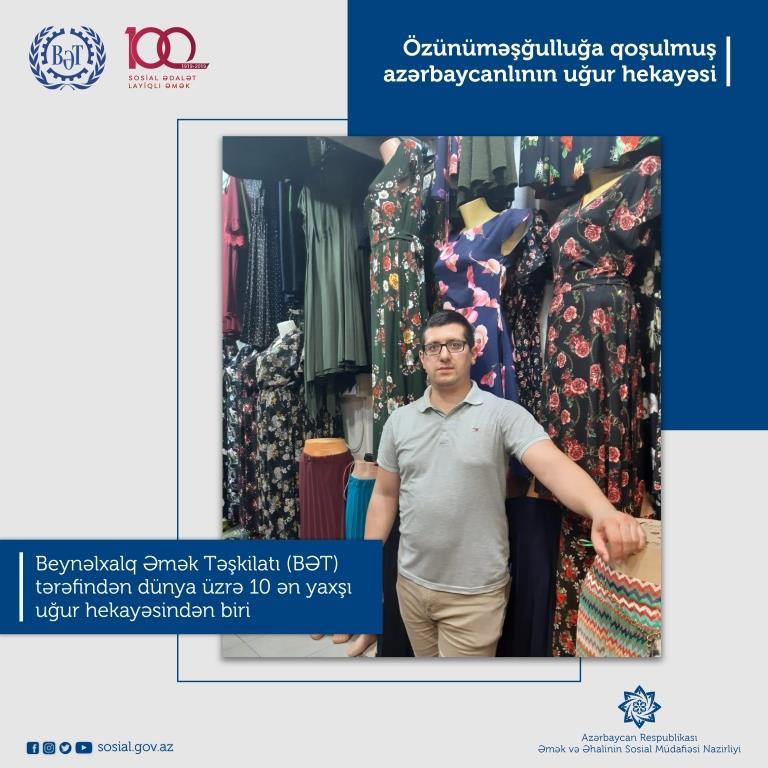 Self-employed Azerbaijani listed among Int'l Labor Organization's success stories