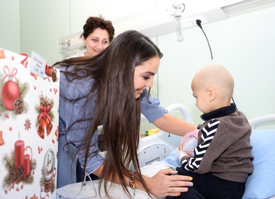 Leyla Aliyeva visits Oncological Center's Child Clinic [PHOTO]