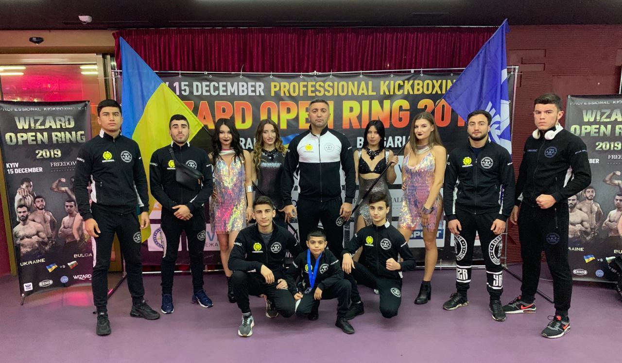 Azerbaijani kickboxers win three gold medals in Ukraine [PHOTO]