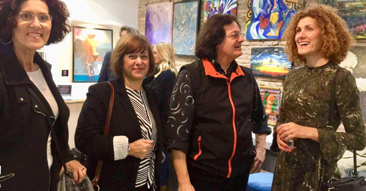 National artists display their art pieces in Italy [PHOTO]