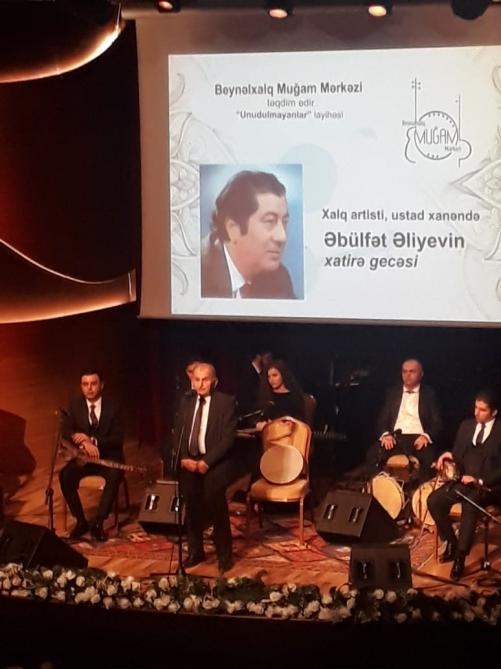 Memory of famous mugham singer commemorated [PHOTO]