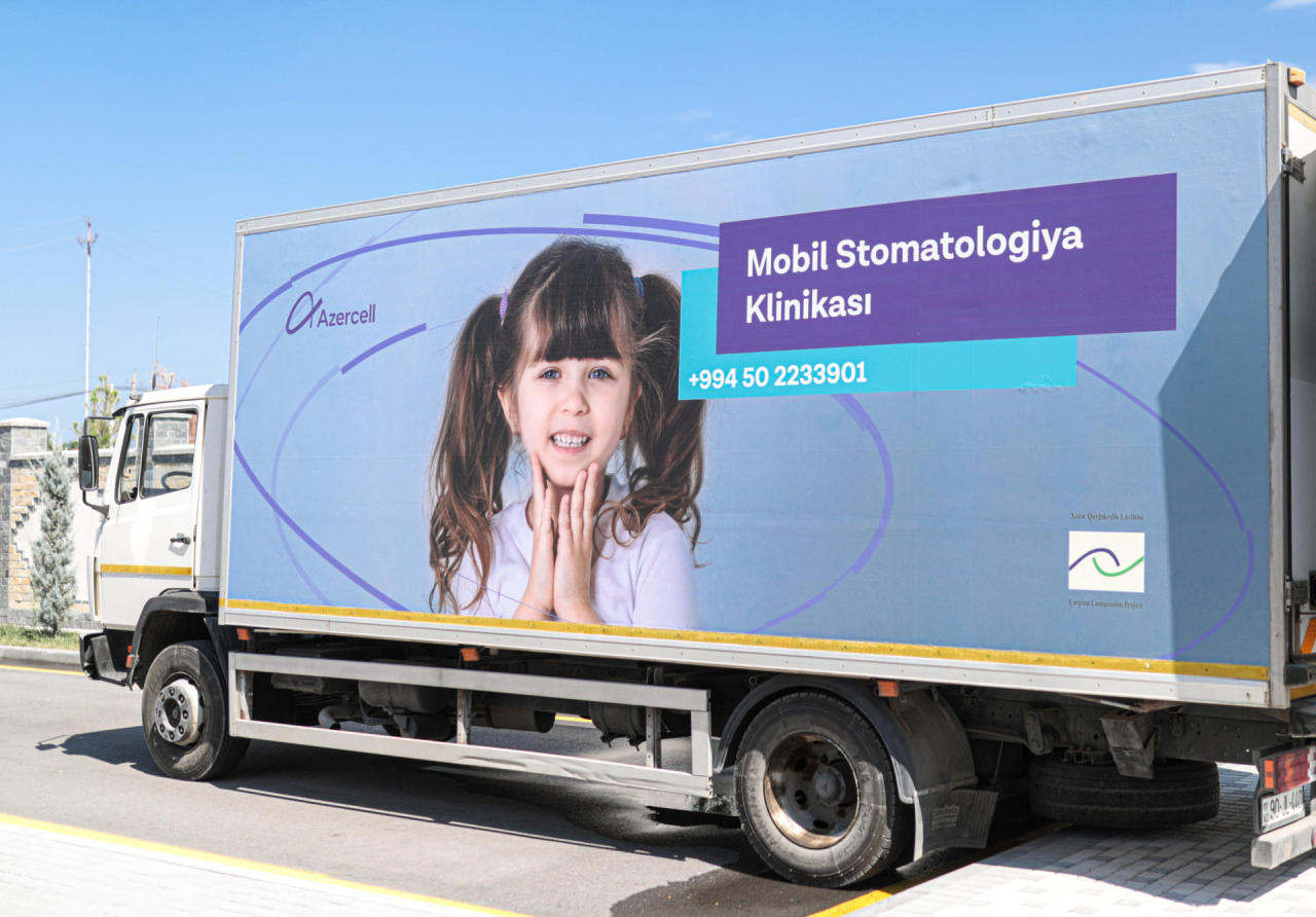 Azercell Telecom releases report on Mobile Dental Clinic [PHOTO]