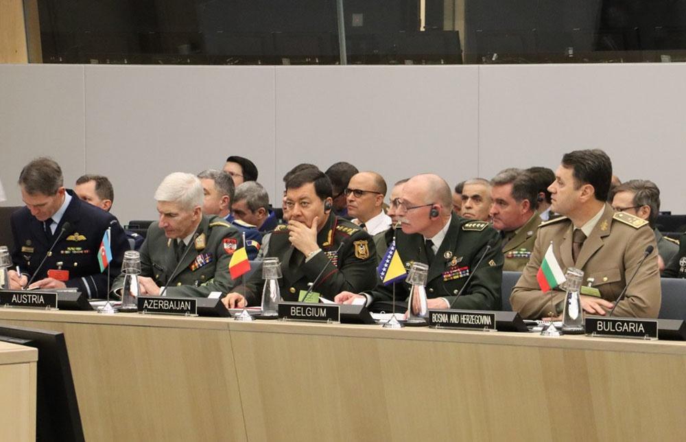 Azerbaijani military official attends meeting at NATO Headquarters [PHOTO]
