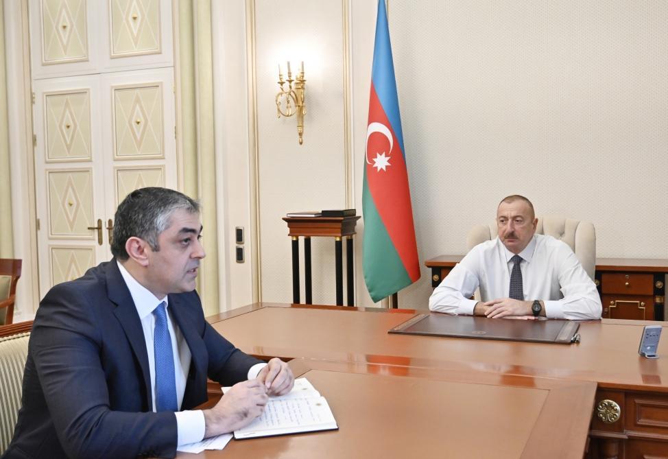 President Ilham Aliyev receives Minister of Transport, Communications and High Technologies [UPDATE]