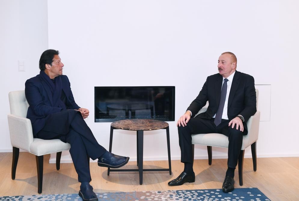 President Ilham Aliyev meets Pakistani PM in Davos [UPDATE]
