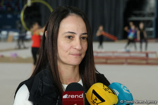 Israeli gymnastics coach: We like to perform in Baku, always family atmosphere here