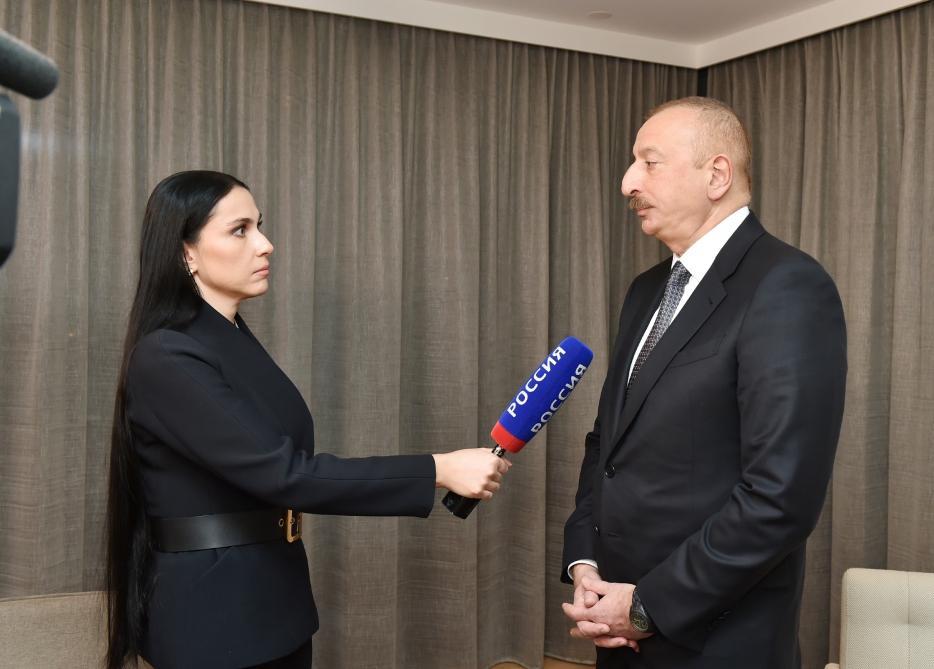 President Ilham Aliyev`s interview to Rossiya-24 TV channel [UPDATE]