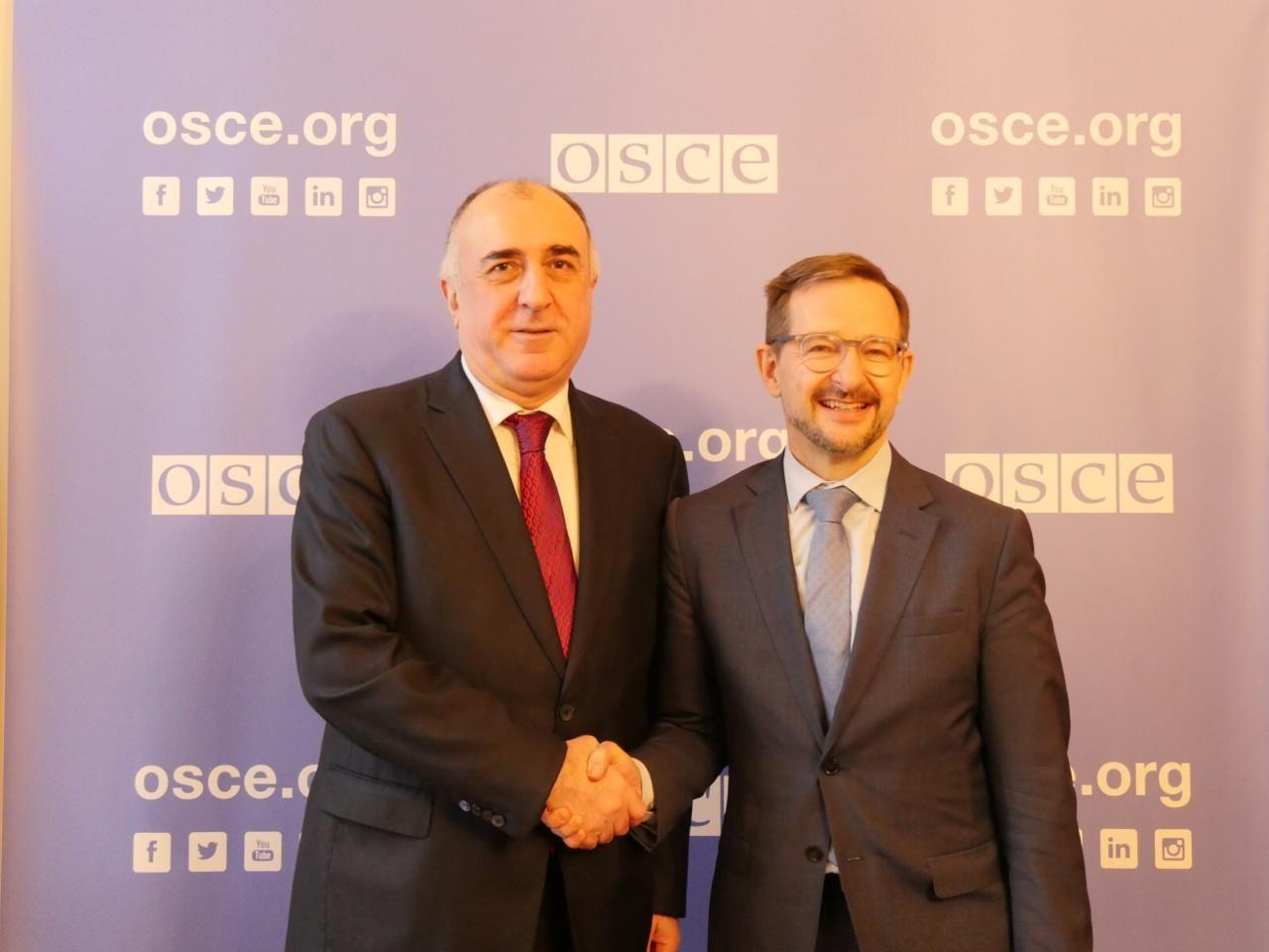 Elmar Mammadyarov invites OSCE Secretary General to visit Azerbaijan [PHOTO]