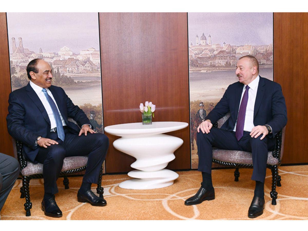 Azerbaijani president meets Kuwaiti PM in Munich [UPDATE]