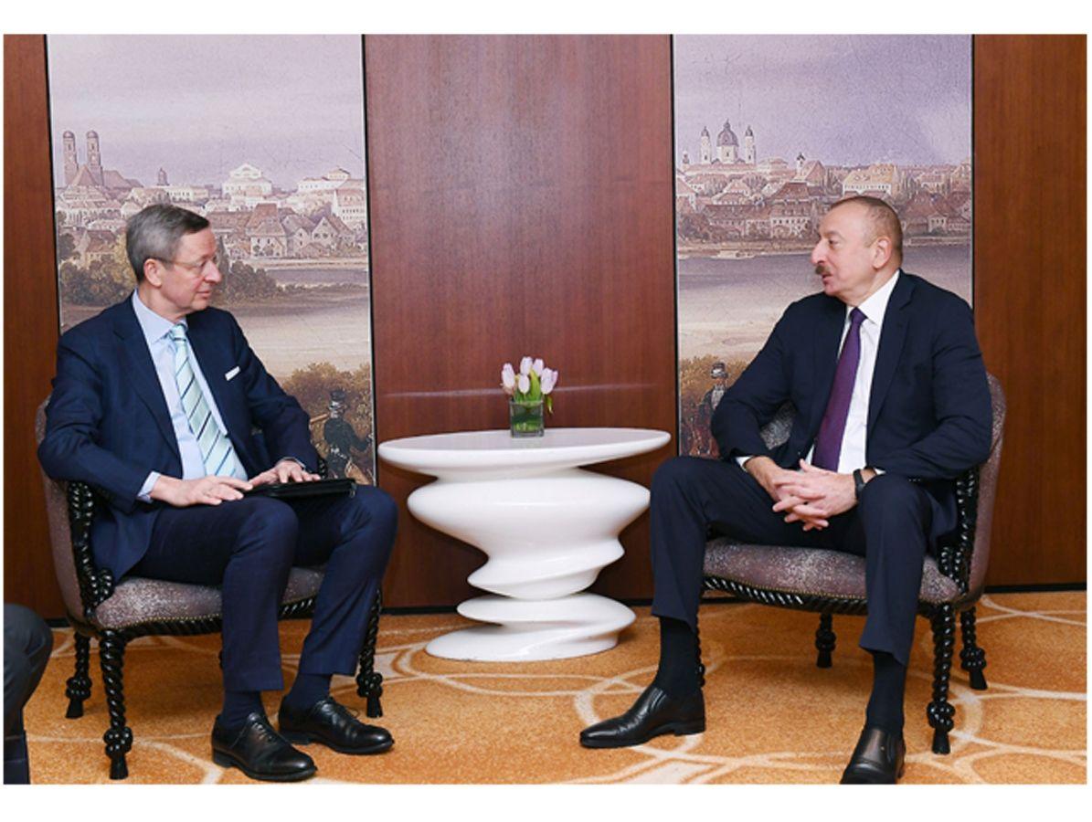 Ilham Aliyev meets head of South Caucasus working group of German Eastern Business Association [UPDATE]