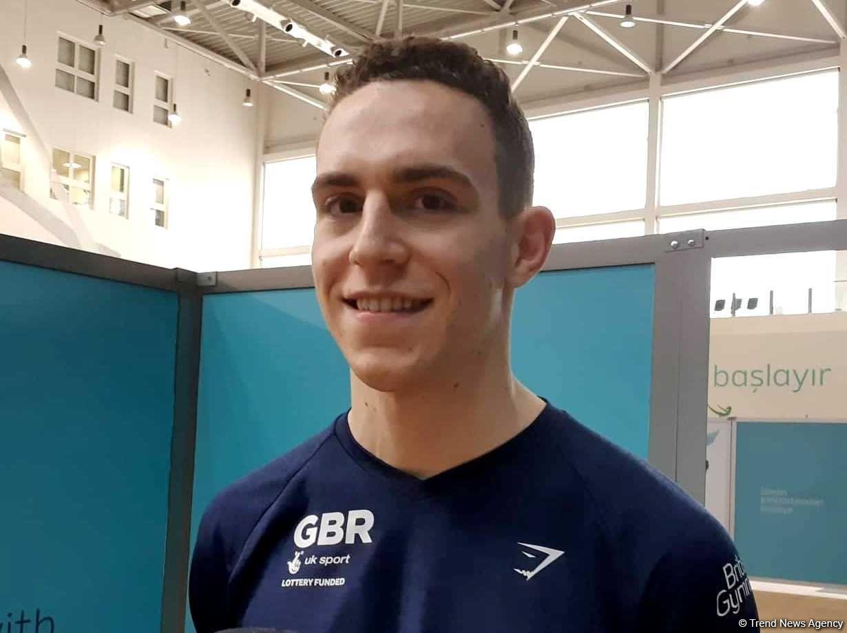 UK gymnast hails conditions for sportsmen in Baku