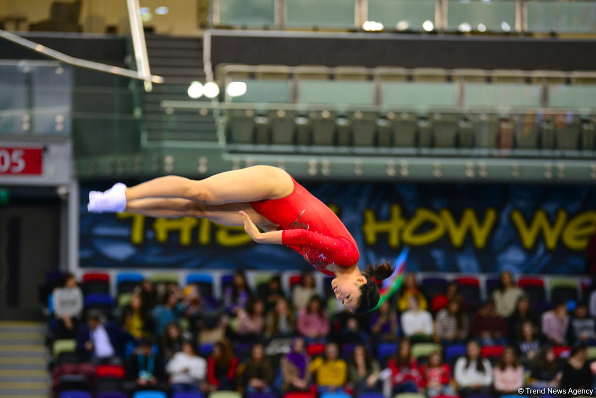 Finalists in women’s tumbling competitions at FIG World Cup in Baku defined