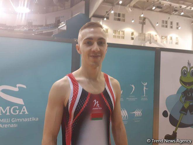 Belarusian gymnast shares impressions from FIG World Cup in Baku