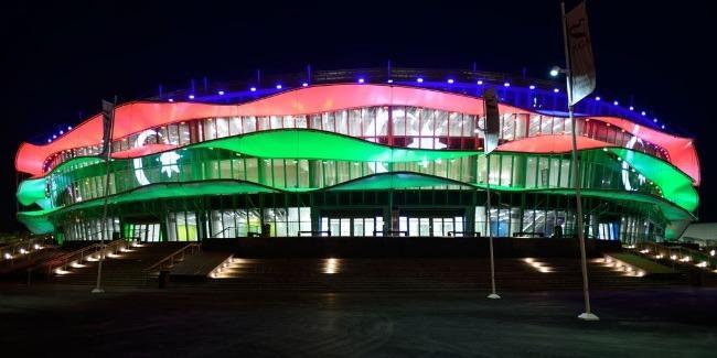 Belarusian gymnasts rank first in synchronized trampoline program at FIG World Cup in Baku