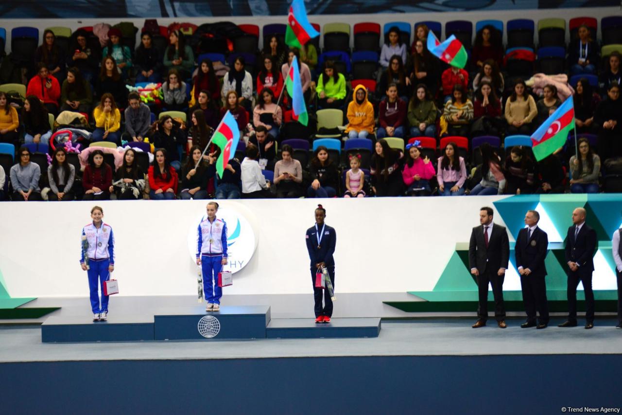Winners at FIG World Cup in Trampoline Gymnastics & Tumbling awarded in Baku [PHOTO]