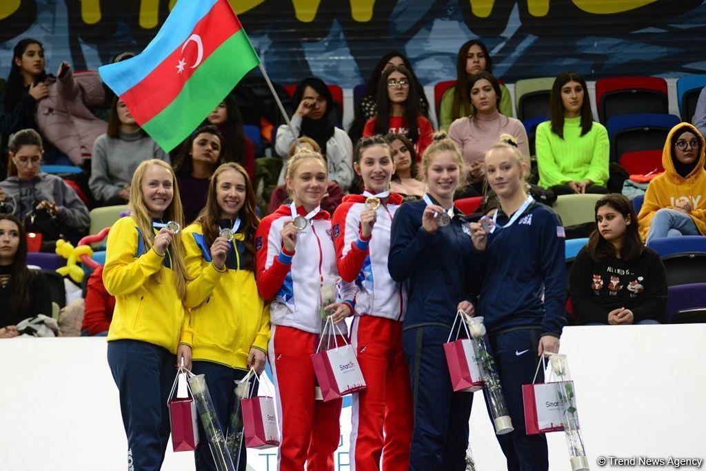 Winners at FIG World Cup in Trampoline Gymnastics & Tumbling awarded in Baku [PHOTO]