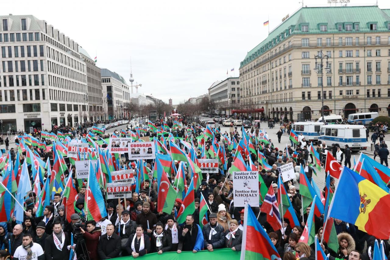 EU-wide Karabakh rally wraps up in Germany [PHOTO]