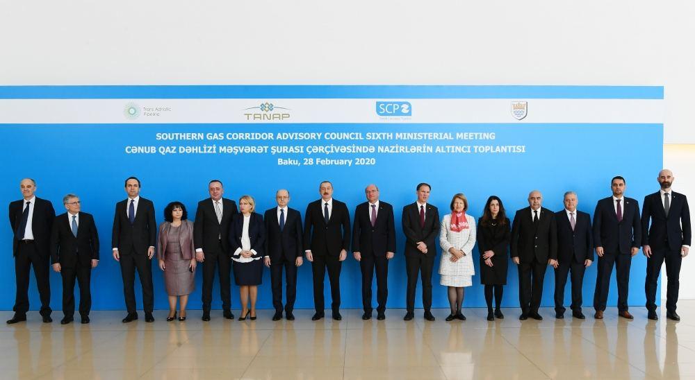 President Ilham Aliyev attends Ministerial Meeting of Southern Gas Corridor Advisory Council [UPDATE]