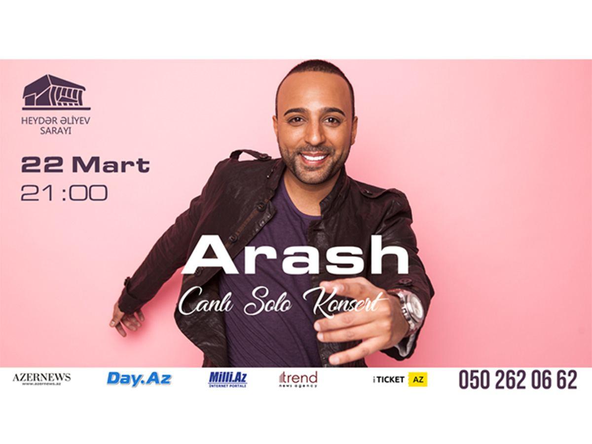Arash to perform in Baku [VIDEO]