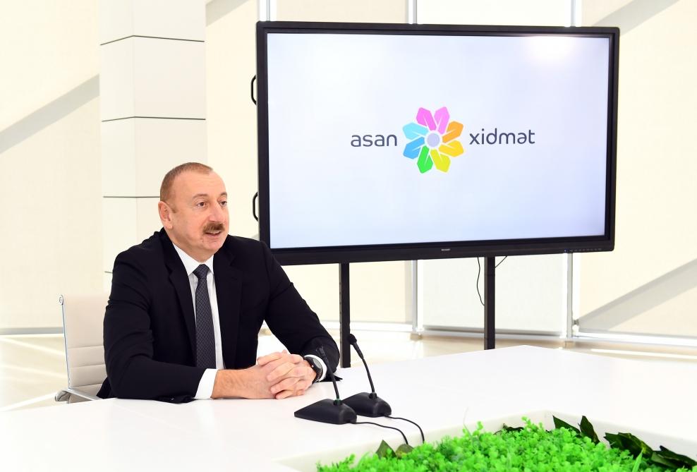Aliyev lauds effective activity of ASAN Service