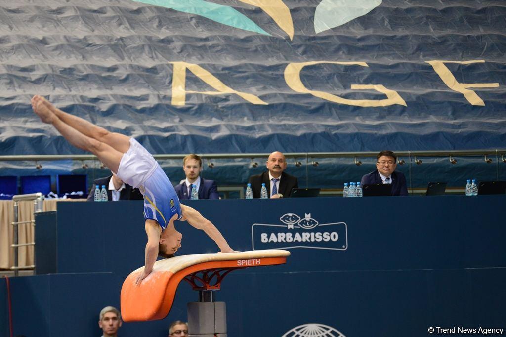 Finals of AGF Junior Trophy International Tournament in Men's Artistic Gymnastics continue at National Gymnastics Arena [PHOTO]