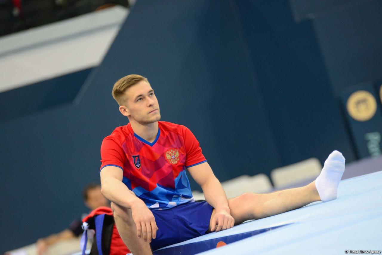 Podium training of athletes involved in FIG Artistic Gymnastics Apparatus World Cup underway [PHOTO]