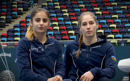 Azerbaijani athletes talk about preparation for FIG Artistic Gymnastics Apparatus World Cup in Baku [VIDEO]
