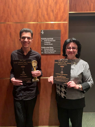 Young Azerbaijani violinist wins prize in New York [PHOTO]