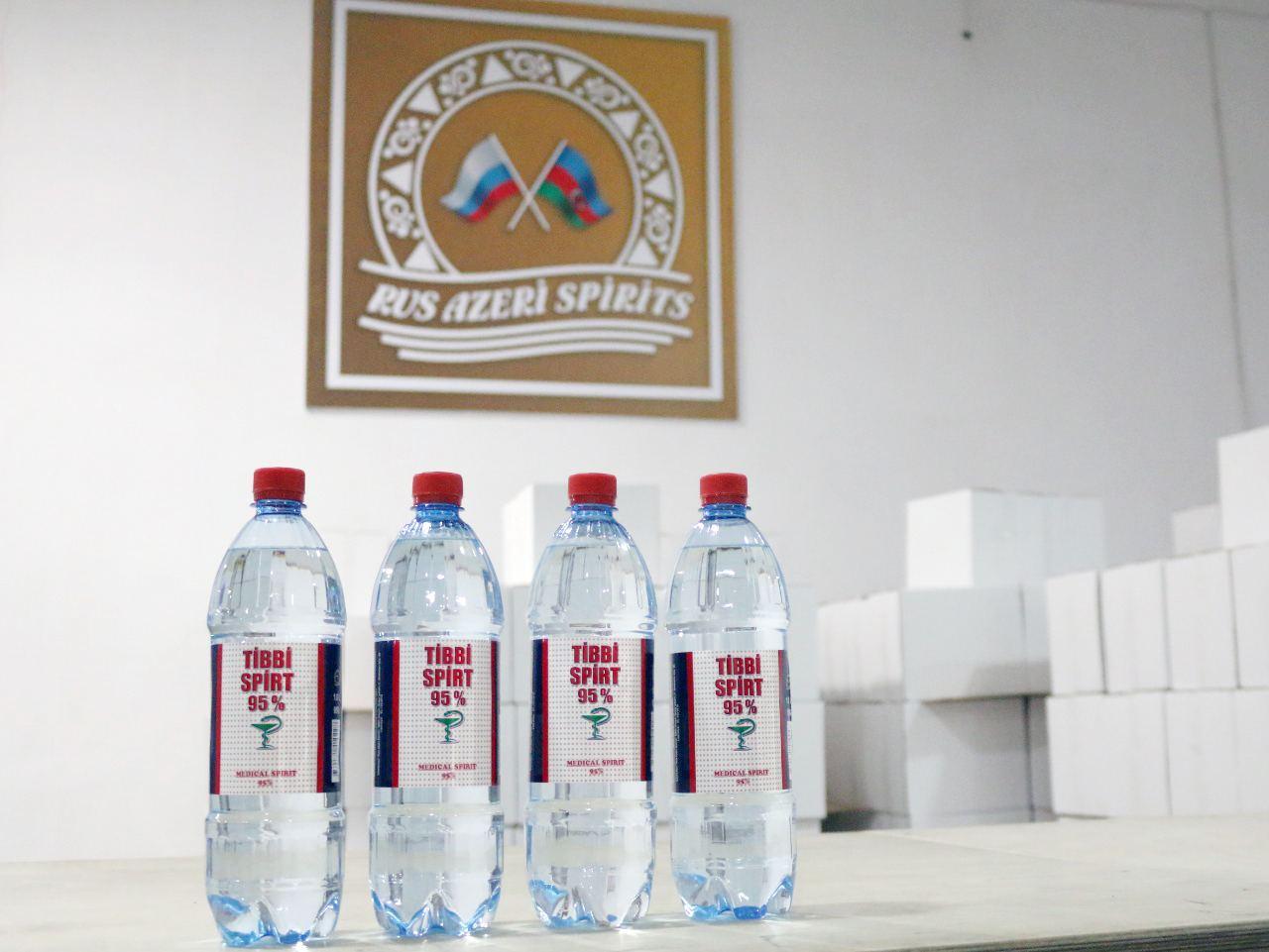 Another Azerbaijani company launches medical alcohol production [PHOTO]