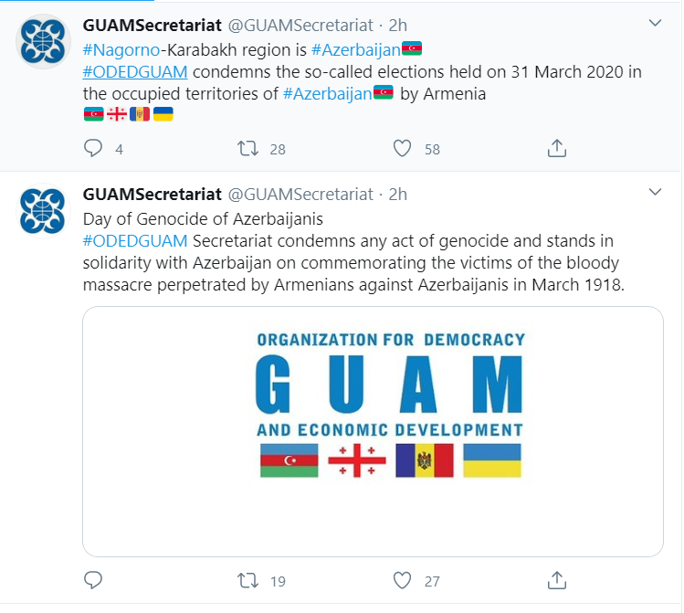 GUAM condemns illegal elections in Azerbaijan's occupied lands [PHOTO] - Gallery Image