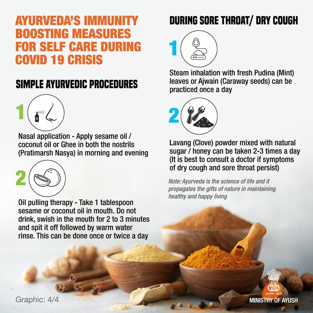 Ayurveda's immunity boosting measures