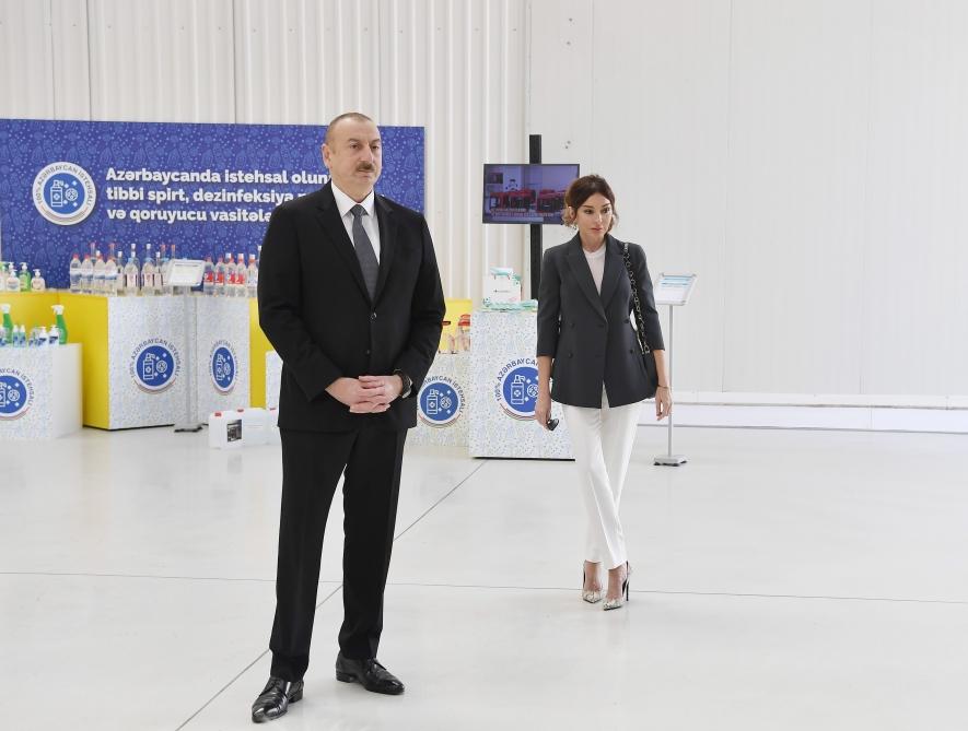 Aliyev attends medical face masks manufacturing enterprise established in Sumgait [UPDATE]